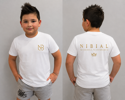 Camiseta infantil unisex Nibial