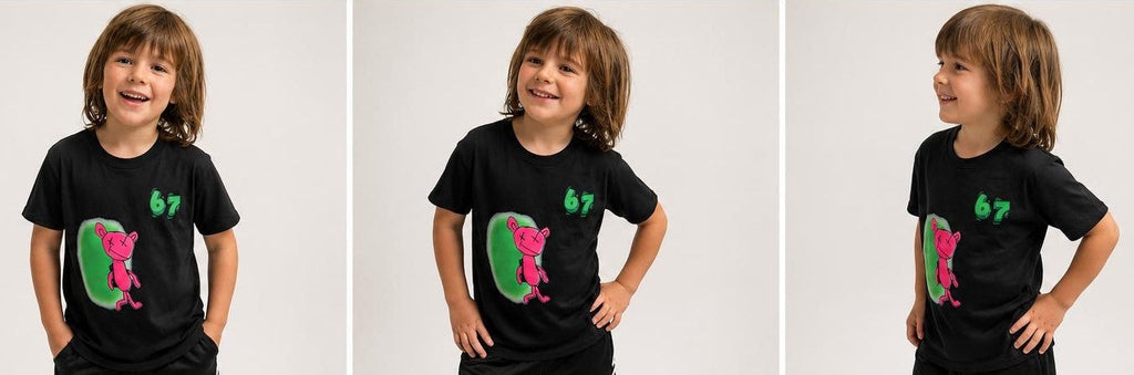 Camiseta infantil unisex Teddy Pink